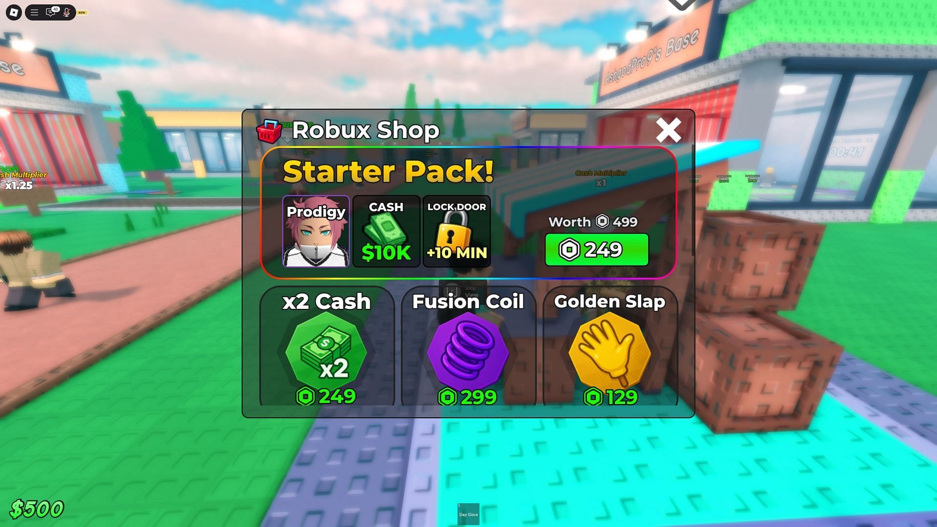 Check out the in-game shop for some of the best deals (Image via Roblox)